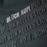 "GLÜCK AUF" Shirt silber reflektierend
