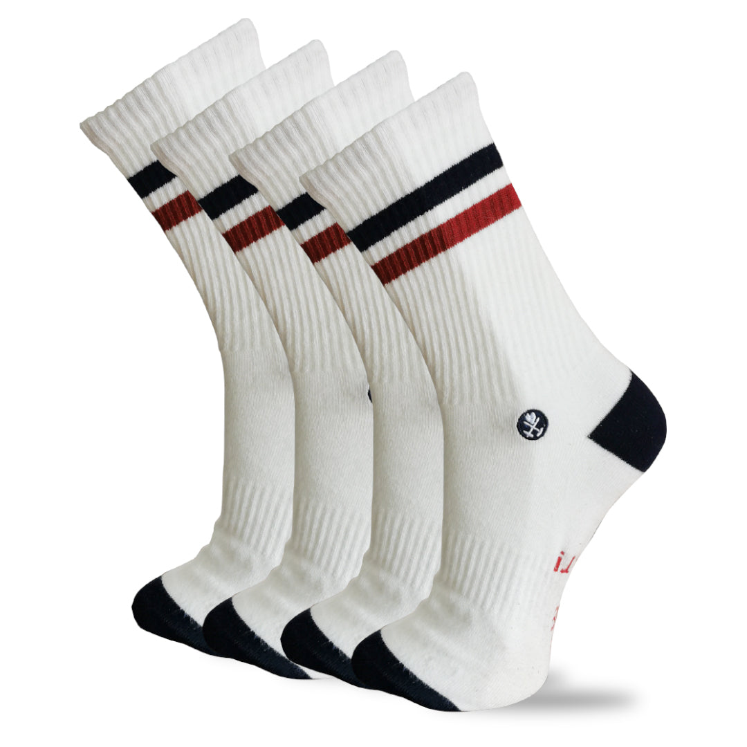 Socks "Retro" Cream Bundle (2 pairs)