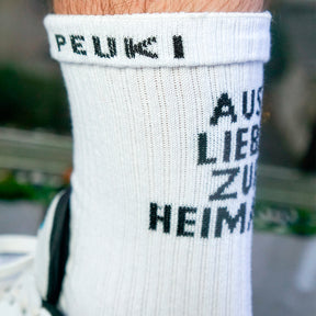 Socken "Aus Liebe zur Heimat" X PEUKI (2er Pack)