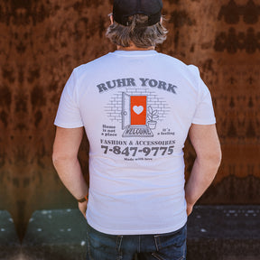 "RUHR YORK" Shirt Kerle white