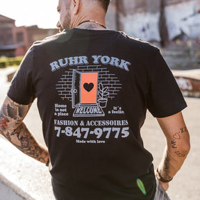"RUHR YORK" Shirt Kerle black