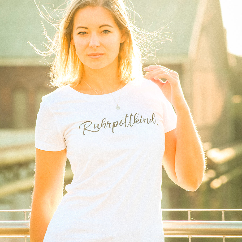Camisa “Ruhrpottkind” niña blanca